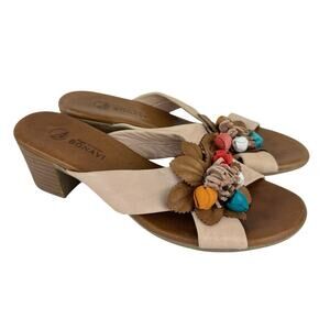 Bonavi Leather Heeled Sandal